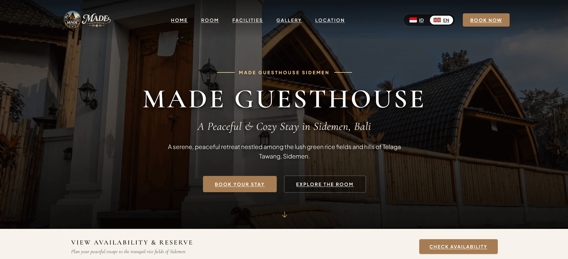 Website Villa & Guesthouse